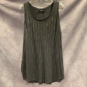 Apt. 9 Long Beaded Tank Top EUC